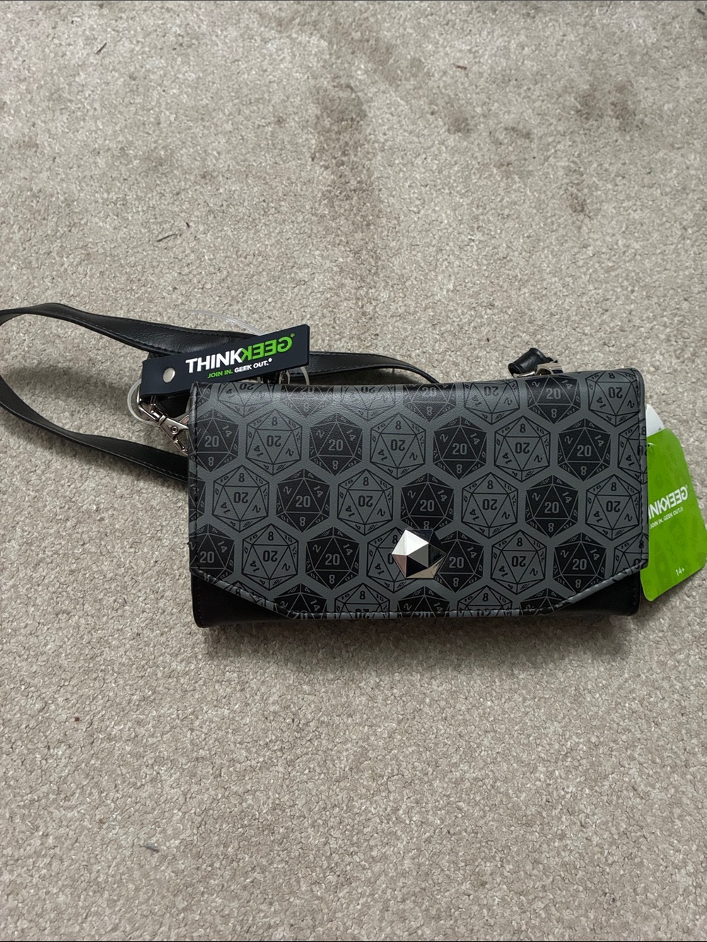 ThinkGeek Black D20 Bag of Holding